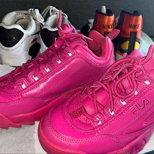 Hot pink filas